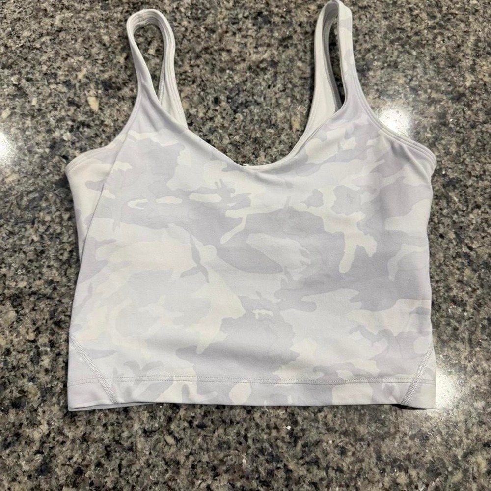 Lululemon Align Tank Top Heritage 365 Camo Crisp Way Vapor Multi Size 4